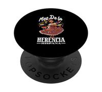Mes De La Herencia Hispana Mexico PopSockets Adhesive PopGrip
