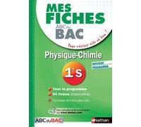 Mes fiches ABC du BAC Physique Chimie 1re S de Christian Arnold (6 février 2014) Poche