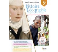 Mes fiches d'activités Histoire Géographie EMC 5e 2024