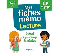 Mes fiches mémo Lecture CP-CE1: Pour s'entraîner efficacement à la lecture