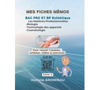 Mes Fiches Mémos BAC Pro et BP 2: Matières Professionnelles (CAP Esthétique Cosmétique Parfumerie)