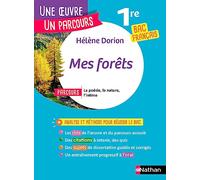 Mes Forêts: Parcours "La poésie, la nature, l'intime" bac français 1re