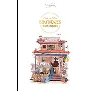 Mes petites boutiques asiatiques - Kaevane: 45 planches à peindre à l'aquarelle ou à colorier