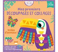 Mes premiers découpages et collages. Drôles d'animaux !: Mes premiers découpages et collages. Avec 5 tableaux, de la colle, 8 feuilles à découper, + des ciseaux d'apprentissage
