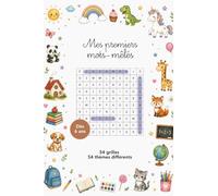 Mes premiers mots mêlés - Dès 6 ans | 54 grilles de jeux éducatifs pour enfants