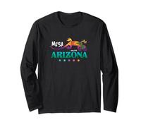 Mesa Arizona USA Desert Gecko Lizard Art Vacation Souvenir Long Sleeve T-Shirt