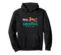 Mesa Arizona USA Desert Gecko Lizard Art Vacation Souvenir Pullover Hoodie