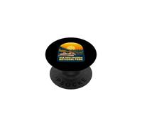 Mesa Verde Colorado National Park Retro Sunset PopSockets Adhesive PopGrip