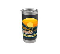 Mesa Verde Colorado National Park Retro Sunset Stainless Steel Insulated Tumbler