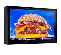 MESAILUP 50-55 inch Weatherproof Outdoor TV Cover with lock, Hard Cover and Durable, Clear Dust-proof Television Enclosure for Outside, Full Motion TV Wall Mount and 2 Cooling Fans Include