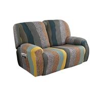 MESCXTY 4/6/8 Piece Recliner Chair/Sofa Slipcover With Pockets 2/3/1 Seat Stretch Sofa Covers Lazy Boy Chair Cover Reclining Couch Fallon Collection For Elastic Bott