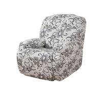 MESCXTY 4/6/8 Piece Recliner Chair/Sofa Slipcover With Pockets 2/3/1 Seat Stretch Sofa Covers Lazy Boy Chair Cover Reclining Couch Fallon Collection For Elastic Bott