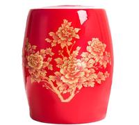 MESCXTY Ceramic Rice Jar Cylinder With Lid Household Sealed Dispenser Large Grain & Storage Container Jars Airtight Bucket Food Containers Box Corn Bin Kitchen Dispenser(