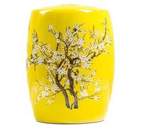 MESCXTY Ceramic Rice Jar Cylinder With Lid Household Sealed Dispenser Large Grain & Storage Container Jars Airtight Bucket Food Containers Box Corn Bin Kitchen Dispenser(