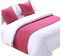 MESCXTY Hotel Bed Runner Scarf Home Bedding Protection Modern Solid Color Spread Decoration Throws for Foot of Queen,Double,Single,King Size
