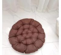MESCXTY Round Seat Cushion,Japanese Futon,Large Linen Tatami Floor Pillow,Thicken Tufted Cotton Cushion,Solid Color Cushion,Yoga Meditation Cushion Balcony Outdoor(Size:75x75cm(30x30inch),Color:E)