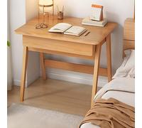 MESCXTY Scandinavian Office Study Desk, Contemporary Computer Desk Writing Work with Natural Wood Base, 23.5" L x 19.5" W 30" H Without Chairs
