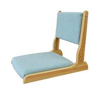 MESCXTY Tatami Floor Chair,Japanese Style Legless Meditation Chair Portable Foldable Lazy Backrest Chair, Accent Furniture Sofa for Bay Window Reading(52x43x45cm(20x17x18inch), 5)