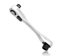 Mesee 1/4 Inch Mini Ratchet Wrench, 72 Tooth Drive Ratchet Allen Wrench Handle Double Head 1/4" Drive & Hex Socket Wrench Bit Driver Multitool Quick Release Ratcheting Spanner Repair Tool
