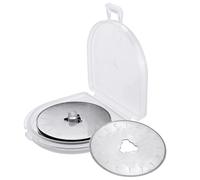 Mesee 10 Pieces Rotary Cutter Blade Set 28mm Rotary Blades Replacement Refill Round Cutting Blades Quilting Tool Accessory for Scrapbooking Sewing Fabric Paper Arts Crafts