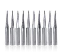Mesee 10 Pieces Soldering Iron Tip Set, 900M Soldering Tips Replacement Fine Solder Gun Tips Welding Head Tool Accessory for Hakko, Radio Shack, TENMA, ATTEN, Quick, Aoyue, Yihua Solder Station