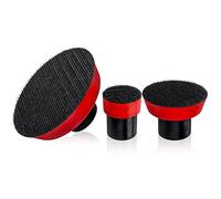 Mesee 3 Pieces Hook and Loop Backing Pad for Angle Grinder, M14 Thread PU Polisher Backer Pad Plate Rotary Sanding Buffing Machine Accessories - 1 Inch/ 2 Inch/ 3 Inch