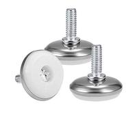 Mesee 30 Pieces M6 Thread Furniture Leg Levelers, Adjustable Furniture Leveler Table Leveling Foot Base Pads Accessory for Office Home Sofa Chair Desk Bed Feet