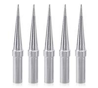 Mesee 5 Pieces Weller ET Soldering Tip Set ETS Solder Iron Tips Replacement Lead-Free Welding Head Tool Accessory for Weller WE1010NA WES51 WES50 PES51 PES50 WEP70 EC1002 EC1201A