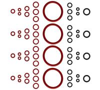 Mesee 60Pcs Silicone Seal O-Ring Kit Coffee Machine Sealing Gasket Professional Maintenance Kits 8 Sizes Seal O Rings Nozzle Gasket Fit for Saeco Philips Gaggia Esspresso Spidem Coffee Machine
