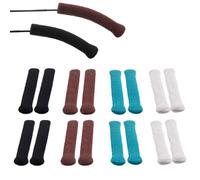 Mesee 8 Pairs Glasses Ear Cushion Soft Knitting Cotton Eyeglass Temple Tips Sleeve Anti Slip Temple Pads Elastic Eyeglasses Arm Covers Fabric Glasses Ear Grippers Accessories