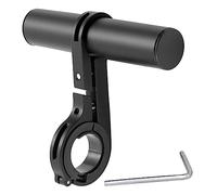 Mesee Bike Handlebar Extender Bicycle Handlebar Clamps Extension Mount Holder Aluminum Alloy Single Clamp Cycling Bracket for Bike LED Light, GPS, Speedometer