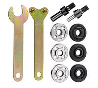 Mesee Hand Drill Conversion Connecting Rod Kit, 6mm & 10mm Shank Arbor Mandrel Drill Adapter with Spanner Electric Drill Variable Angle Grinder Shaft Coupler Converter Tool Accessory