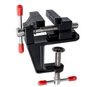Mesee Small Workbench Vice, Mini Table Vice, Bench Vice, Aluminium Alloy Small Mini Table Clamp, for Small Works, Art, Jewellery Making DIY Repair Tools