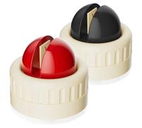 Mesen 2 PCS Knife Sharpeners for Kitchen Knives, Suction Cup Knife Sharpener, Quick Sharpening Stone, Pocket Knife Sharpener Tool, Can Be Fixed to The Wall with A Suction Cup to Keep The Knife Sharp