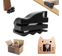 Mesen Cardboard Strip Cutter, Cardboard Cutter for Cat Scratches, 3D Printed Cardboard Cutter, DIY Cat Scratcher, Hand-Held Cardboard Recycling Tool, Cat Animal Accessories (Black)