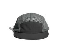 Mesh 5 Panel Hat Flat Brim Quick Dry Sports Running Hat (UK, Alpha, One Size, Gray)