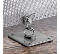 Mesh Baby Gate Floor Adhesive Hooks (2 Pack) No Drilling Retractable Baby Gates Ground Anchor Hooks Prevent Babies and Pets from Going Under Retractable Dog Gate Ideal for Securing to Floors, Stairs