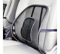 Mesh Back Lumbar Cushion Massage Lumbar Ventilate Support with Elastic Strap for Car Seat Office Chair