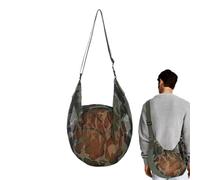 Mesh Ball Bag - Volleyball Holder with Football Ball Closure Zipper Pocket - Sports Equipment from Shoulder to Shoulder to Shoulder to Shoulder.