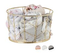 Mesh basket Decorative Fruit Bowl Metal Storage Dish Compact Kitchen Holder