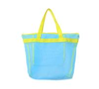Mesh Beach Bag Beach Toy Bag Travel Toiletry Wash Toy Storage Large Capacity Handbag for Vacations Mesh Travel Toiletry Large Capacity Handbag Sand