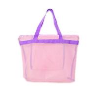 Mesh Beach Bag Beach Toy Bag Travel Toiletry Wash Toy Storage Large Capacity Handbag for Vacations Mesh Travel Toiletry Large Capacity Handbag Sand