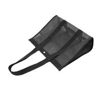 Mesh Beach Bag, Foldable Lightweight Mesh Bag for Women Summer Cruise, Holiday, Travel, Swimming, Camping, Outing, Towels, Toys and Shopping, Black, Please refer to the description, Please refer to