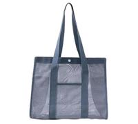 Mesh Beach Bag - Foldable Lightweight Mesh Bag | Women's Beach Bags - For Cruise, Holiday, Travel, Swimming, Camping, Outing, Towels, Toys and Shopping, grey, Please refer to the description, Please