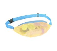 Mesh Beach Bag, Mesh Adjustable Beach Bag - Lightweight and Breathable Sports Waist Pack for Travel, Picnic, Beach, Swimming, Vacation