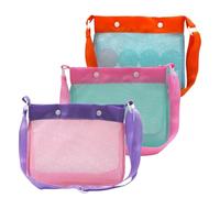 Mesh Beach Bag, Net Storage Tote Pouch - Large Mesh Bag - for Summer Vacation Pool Travel Picnic Business Trip Camping Hiking