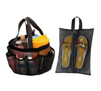 Mesh Beach Tote Bag Extra Large Mesh Beach Bag Family with Multiple Pockets Lightweight Travel Tote Bag Foldable Pool Bag Shoulder Bag With Zipper for Swim Tools Beach Travel Accessories for Women Men