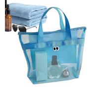 Mesh Beach Tote Large Capacity Breathable Net Organizer Pouch