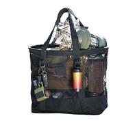 Mesh Beach Tote | Pool Tote Bag,lightweight Sand-Resistant Quick-Drying Vacation Wide Range Accessories Organizer, Transparent Quick-Drain Design for Tropical Vacations, Poolside Lounging