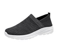 Mesh Breathable Shoes for Men, Lightweight Unisex Gym Shoe Summer Casual Jogging Fitness Sneakers Solid Color Simple Comfortable Outdoor Shoes Non-Slip Running Sneakers Thick Bottom Sneaker Grey